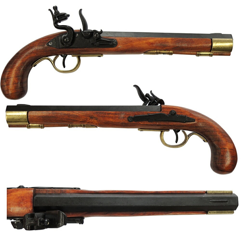 銃レプリカ ケンタッキーピストル ブラック/ゴールド