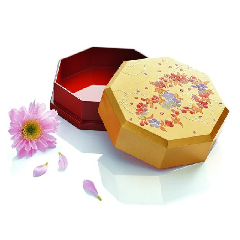山中漆器 山中塗 八角小箱 かりん