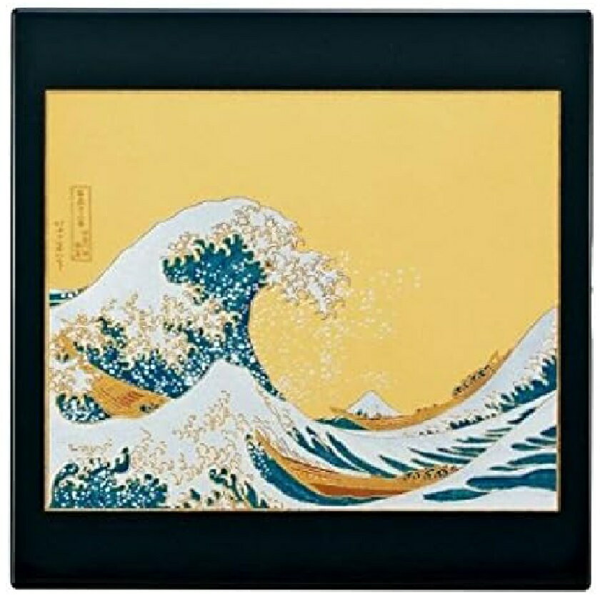 山中漆器 山中塗 マウスパッド 波（B）