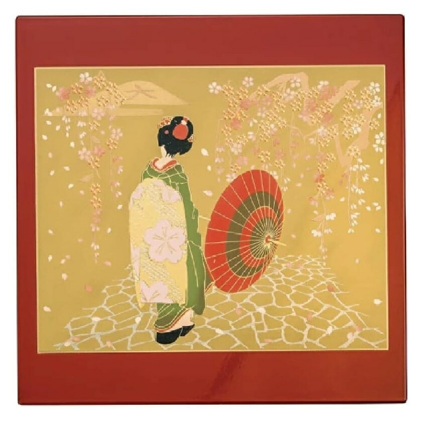 山中漆器 山中塗 漆芸HGマウスパッド 京桜（R）