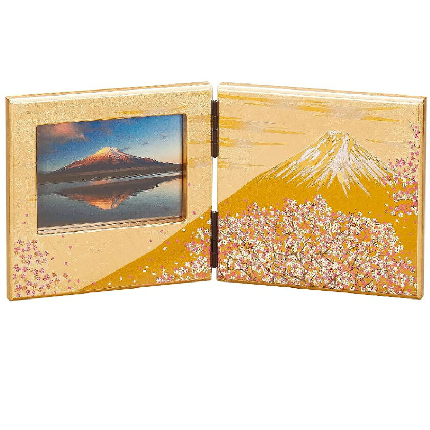 山中漆器 山中塗 パネルピクチャー 富士雅桜