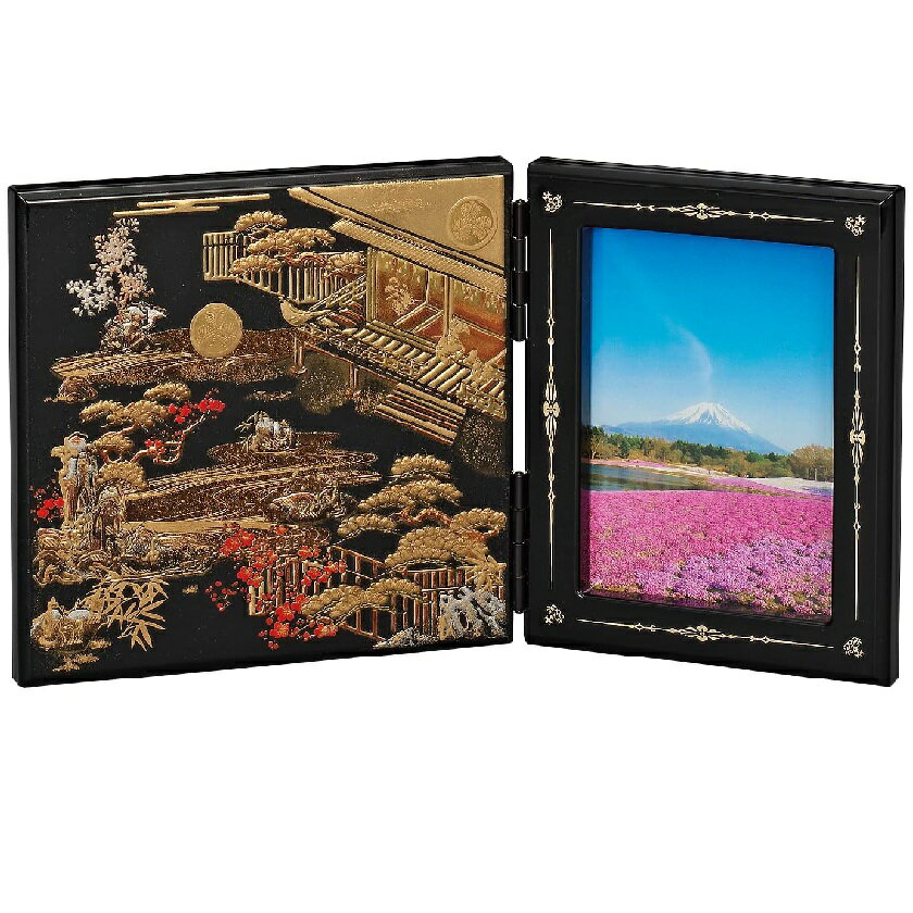 山中漆器 山中塗 パネルピクチャー 初音