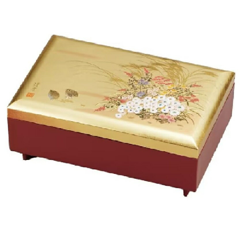 山中漆器 山中塗 匠宝石箱（オルゴール付）みやび