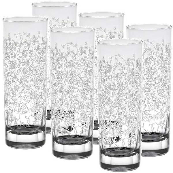 【6客組】Stolzle Lausitz(シュトルツル ラウジッツ) ゾンビーグラス アラベスク13ハイボール