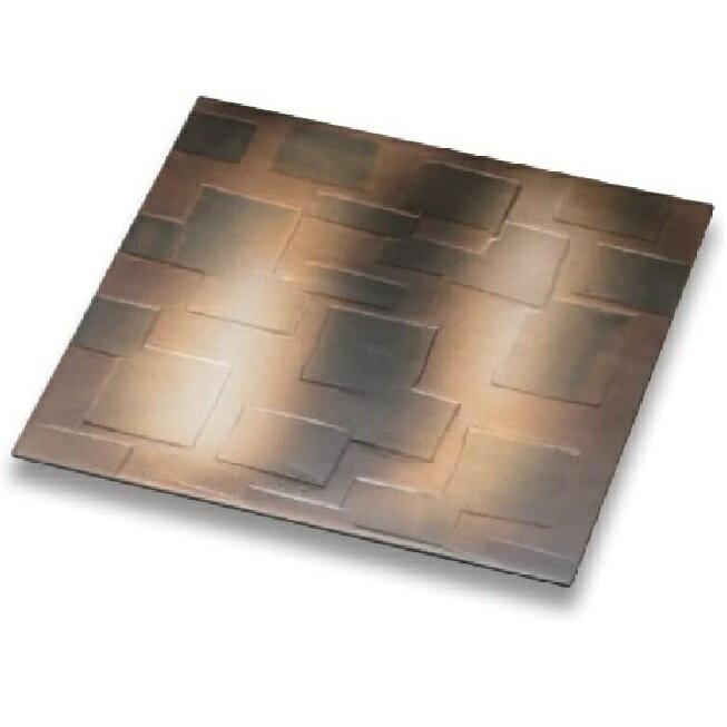 越前漆器・越前塗 漆遊館 研出し金彩裏黒石目 11角マット