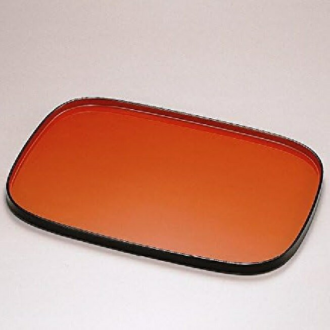 楽天七to八-Seven to eight-越前漆器・越前塗 漆遊館 朱 小判盆