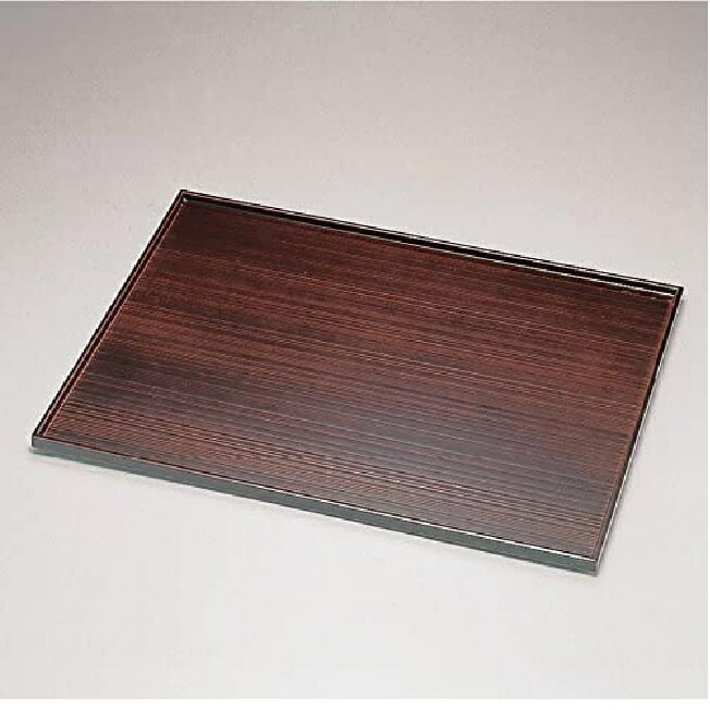 楽天七to八-Seven to eight-越前漆器・越前塗 漆遊館 溜裏黒千筋 ヘギメ 長手盆