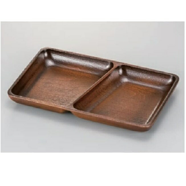 越前漆器・越前塗 漆遊館 総栃塗 80木目角トレー