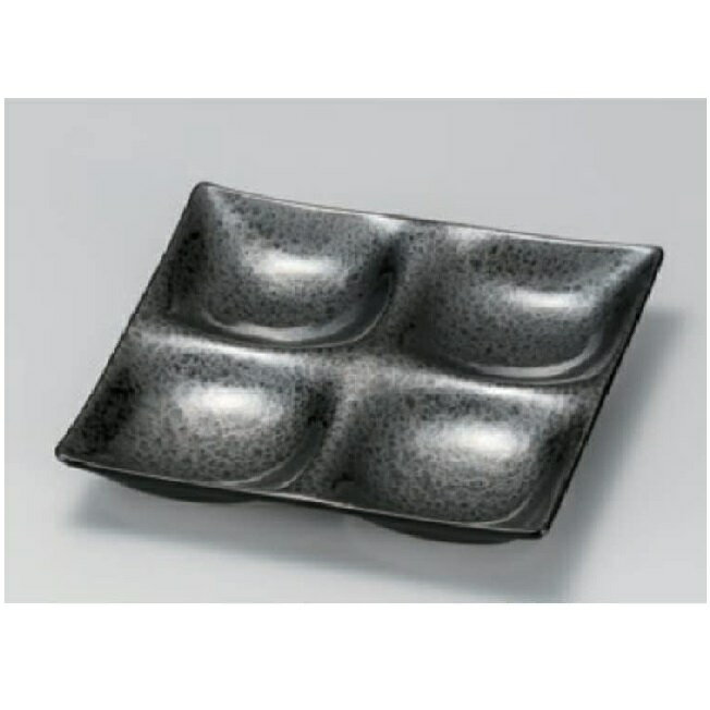 越前漆器・越前塗 漆遊館 ブラックマリン フォープレート