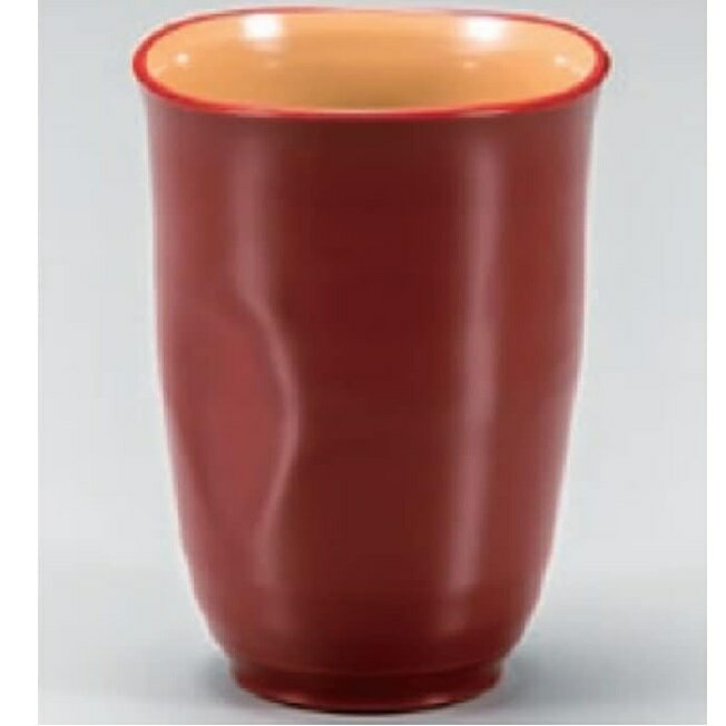 越前漆器・越前塗 漆遊館 茜内白 背高カップ