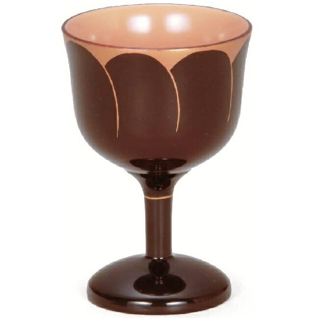 Rakuten - 越前漆器・越前塗 漆遊館 溜 花弁 ワインカップ