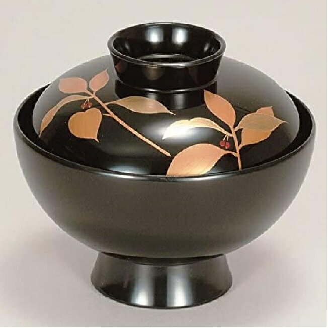 越前漆器・越前塗 漆遊館 吸物椀 薮こうじ