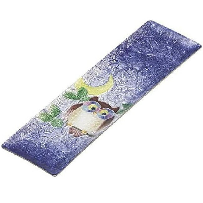 七宝焼 ペン皿（ミニ）ふくろう