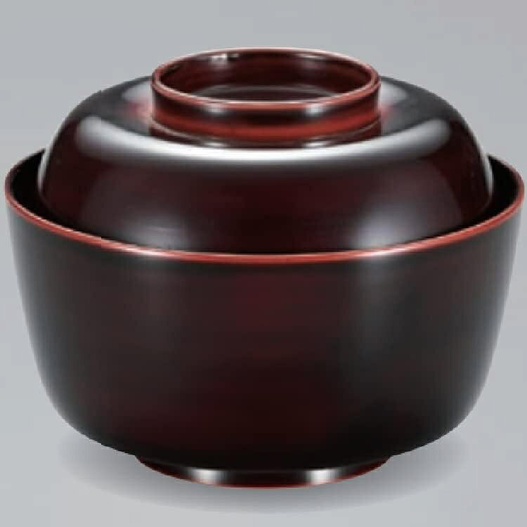 越前漆器・越前塗 漆遊館 溜 お多福 煮物椀