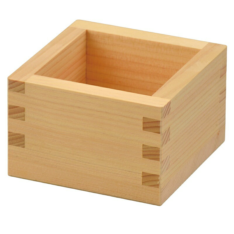 会津漆器・会津塗 白木一合マス