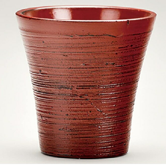 会津漆器・会津塗 ぐい呑み（漆）根来