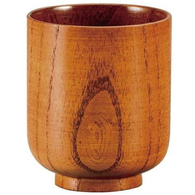 会津漆器・会津塗 スリ 湯呑み 長寿桑（漆）