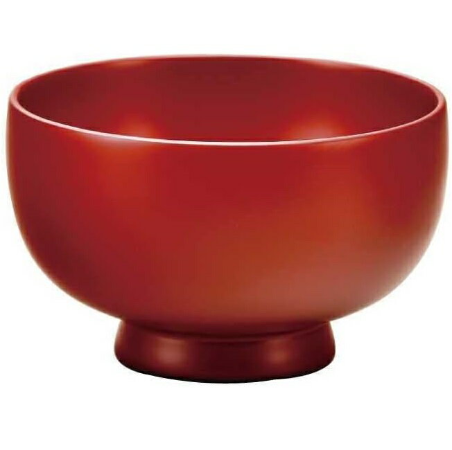 会津漆器・会津塗 4.6 布袋 丼（漆・手塗） (朱)