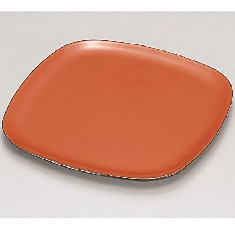 越前漆器・越前塗 漆遊館 朱 4.5寸クツワ銘々皿