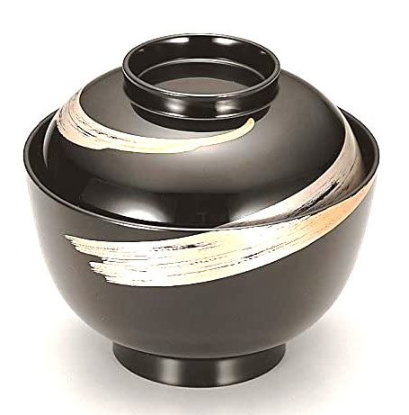 越前漆器　一筆吸物椀　食洗器対応　約330ml 　φ11.5×10.2cm