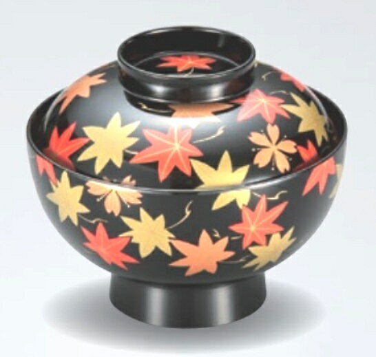 越前漆器 仙才吸物椀 春秋/吉野絵（食洗器OK）