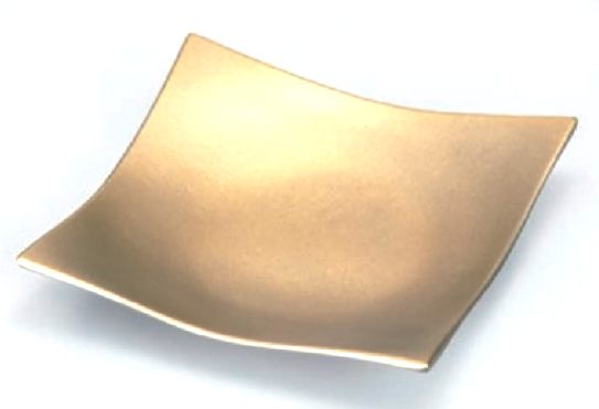 楽天七to八-Seven to eight-越前漆器 耐熱吹上皿 裏黒　サイズ：17.8×17.8×4.0cm