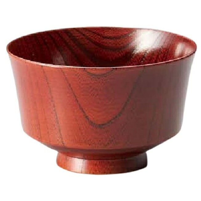 越前漆器・越前塗 雅乃 汁椀 Keyaki 赤