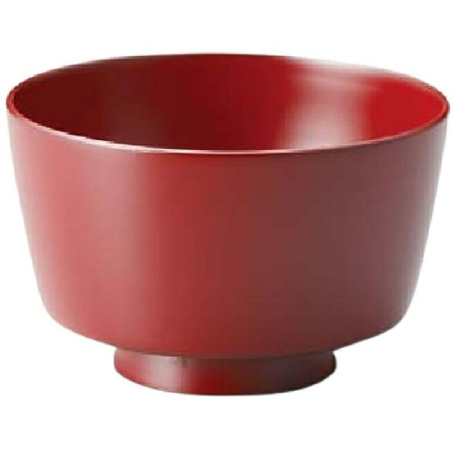 越前漆器・越前塗 雅乃 やまと切立 汁椀 古代朱