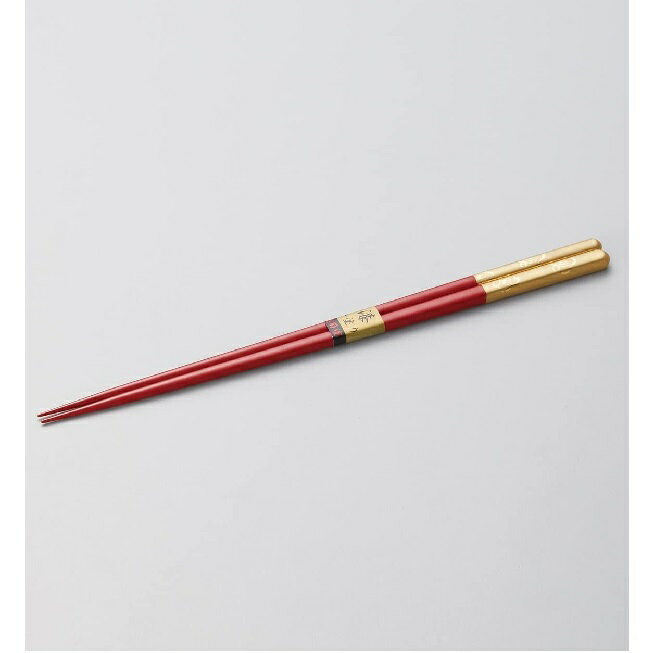 Rakuten - 越前漆器・越前塗 雅乃 金銀箔 花 箸 朱