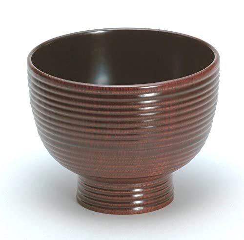 楽天七to八-Seven to eight-越前漆器　溜内黒　仙筋お好み椀　φ13.8×11.0cm