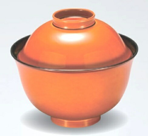 With Lid - 越前漆器　春慶　京千鳥吸物椀　φ11.3×9.9cm　耐熱 約275ml 食洗器OK