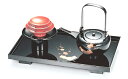 越前漆器 黒 結び梅 角屠蘇器< 銚子 盃 お屠蘇セット 迎春 正月>