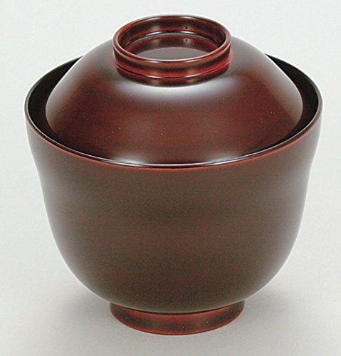 越前漆器　溜　まゆ小吸椀　φ9.0×9.1cm　約200ml