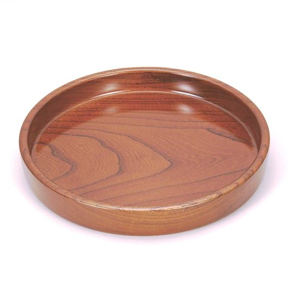 楽天七to八-Seven to eight-越前漆器　欅　9.0寸茶盆　φ27×4.3cm