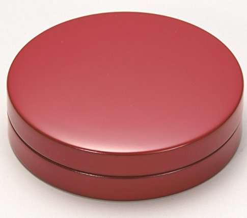 越前漆器 朱 香合 小 φ8.2×2.7cm 越前漆器 朱 香合 小 φ8.2×2.7cm