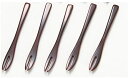 越前漆器 溜 木製フォーク 5本セット 13.1×1.5×0.8cm
