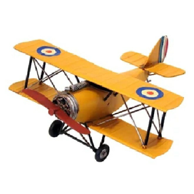Rakuten - ブリキのおもちゃ(biplane）アンティーク風に仕上げたブリキのおもちゃ