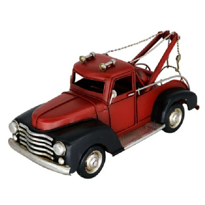 ブリキのおもちゃ (tow truck)アンティーク風に仕上げたブリキのおもちゃ