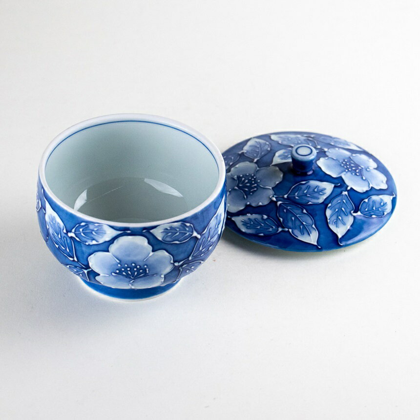 有田焼 京牡丹 蓋付き汲出し