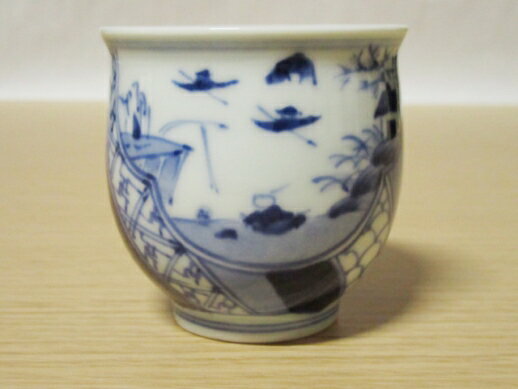 長崎県波佐見焼　染付祥瑞　湯呑