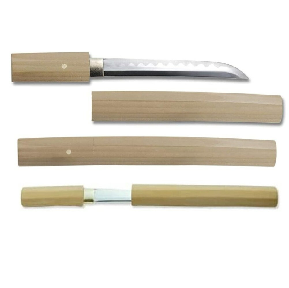 短刀 白鞘 六寸 美術鑑賞用の装飾刀(模造刀・居合刀)で真剣ではありません