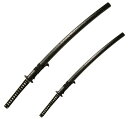 【女性にもラクラク軽量タイプ】【収納袋付】NEU-076-AL 模造刀剣 アルミ刀身タイプ 雲シリーズ・黒雲 大小セット 【美術刀剣・模擬刀・コスプレ】刃紋、樋なし