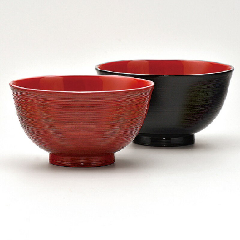 会津漆器・会津塗 3.6 二度塗 錆地汁椀（漆）