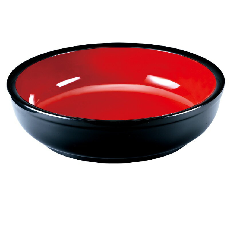 会津漆器・会津塗 黒内朱 そばこね鉢