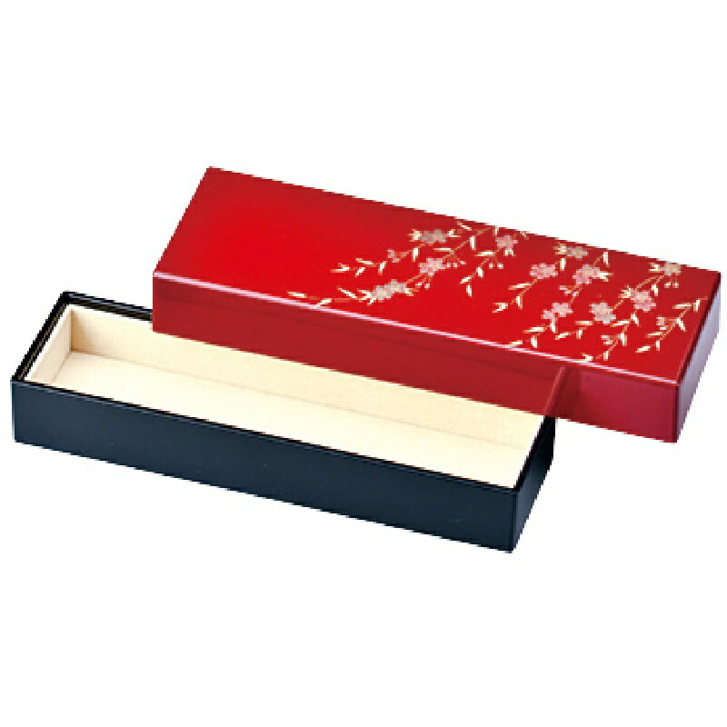 会津漆器・会津塗 小物入 さくら 内布貼り (朱)