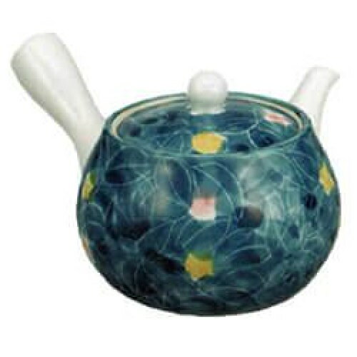 会津酔月焼 万能 急須 木の葉