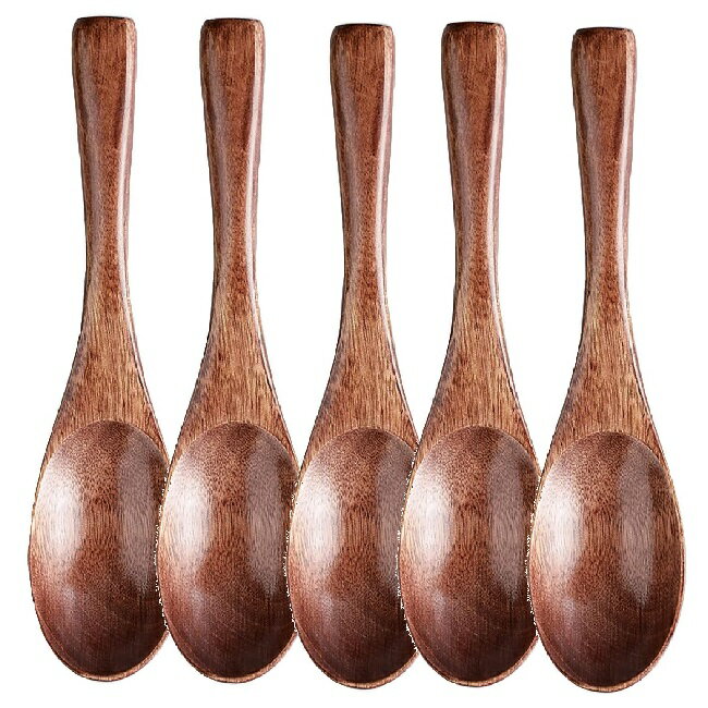 会津漆器・会津塗 スリ レンゲ（漆） (5本組)