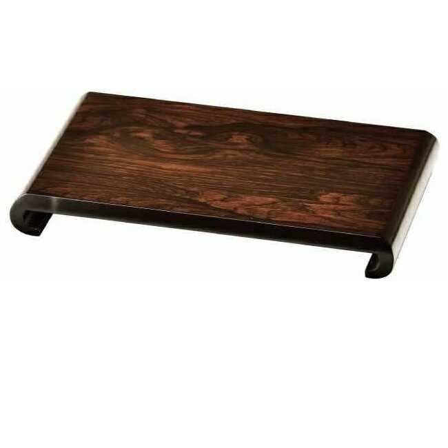 漆芸 時代唐物 黒無地 平卓 花台 最大幅58.8cm 木箱 木製【MA419】 漆芸 時代唐物 黒無地 平卓 花台 最大幅58.8cm 木箱