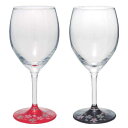 ソーダガラス×紀州塗 桜蒔絵ワイングラス/ペアワイングラス 約300ml