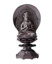 亜鉛合金/ダイカスト製 大日如来 高さ約15cm(ひつじ・さる年生まれのお守り本尊)(古美金 古美茶 古美青銅)(3)